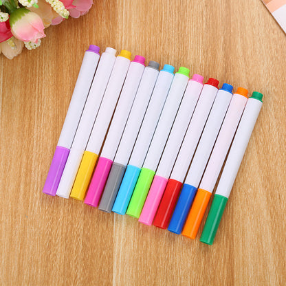 12 Pc Dry Erase Neon Markers